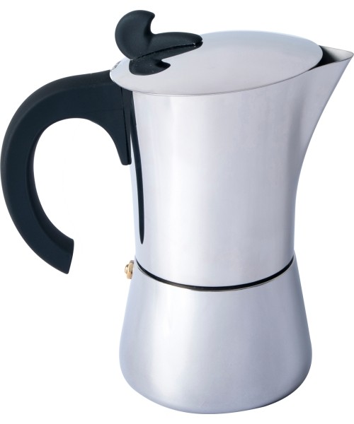 Dishes BasicNature: Stainless Steel Espresso Maker BasicNature, 2 Cups