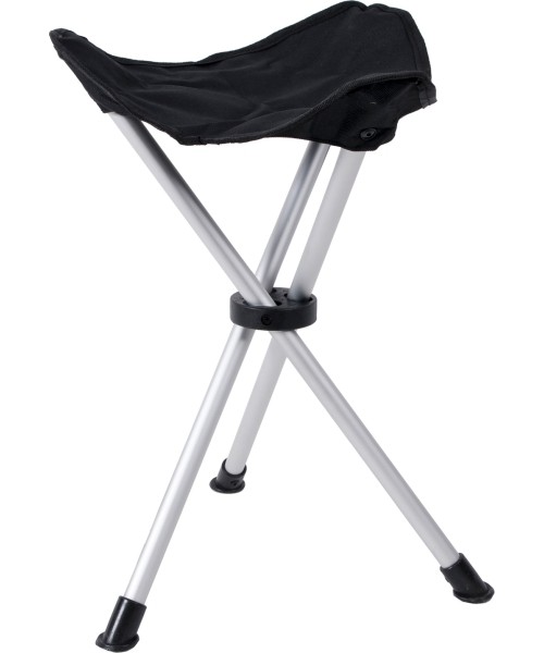 Chairs and Stools BasicNature: 3-leg Folding Stool BasicNature Sandwich, Black