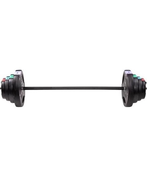 Adjustable Dumbbells HMS: GSP40 REGULIUOJAMA ŠTANGA SU KOMPOZITINĖMIS PLOKŠTELĖMIS HMS