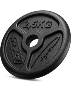 Steel inSPORTline Plates Marbo Sport: Cast Iron Weight Plate Marbo Slim 2,5kg 31mm