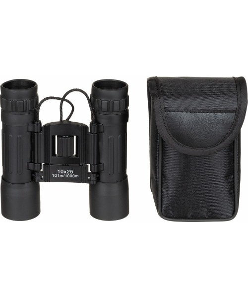 Camping Accessories MFH: Foldable Binoculars MFH - Black,10x25