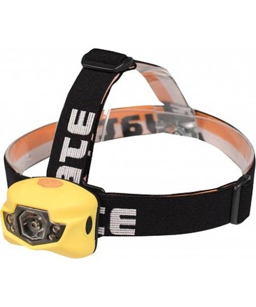 Headlamps Yate: Ant galvos tvirtinamas prožektorius Yate Panter 3W Cree + 2 LED