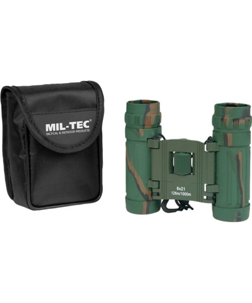 Telkimistarvikud MIL-TEC: CAMO COLLAPSIBLE BINOCULAR 8X21