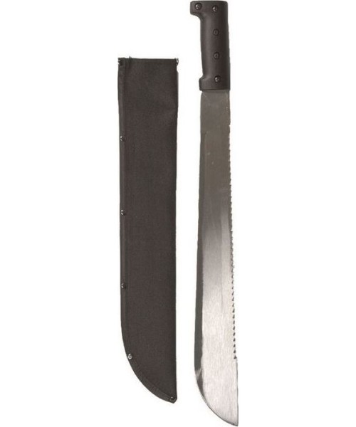 Jahi- ja ellujäämisnoad MIL-TEC: 18" MACHETE STEEL WITH SAWBACK