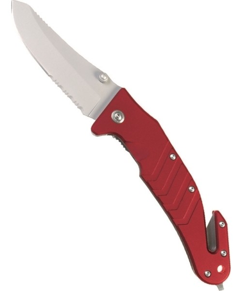 Hunting and Survival Knives MIL-TEC: RED CAR KNIFE WITH CLIP