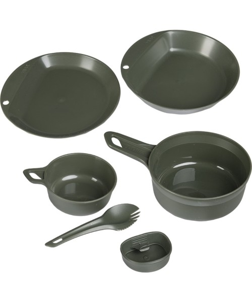 Dishes MIL-TEC: OD PLASTIC EXPLORER KIT WILDO® 6-PIECES