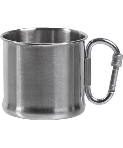 Canteens and Mugs MIL-TEC: 500ML S/STEEL KARABINER CUP