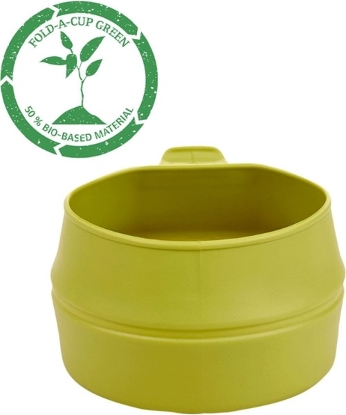 Matkapudelid ja tassid MIL-TEC: LIME FOLD-A-CUP® ′GREEN′ COLLAPSIBLE CUP 200 ML