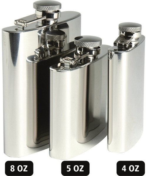 Matkapudelid ja tassid MIL-TEC: STAINLESS STEEL FLASK 4 OZ (110 ML)