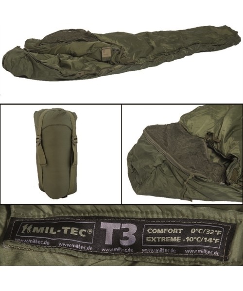 Sleeping Bags MIL-TEC: OD TACTICAL 3 SLEEPING BAG