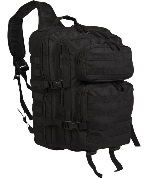 Outdoors Backpacks MIL-TEC: BLACK ONE STRAP ASSAULT PACK LARGE