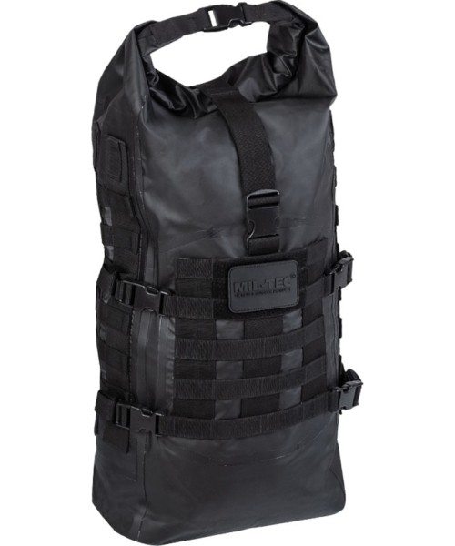 Outdoors Backpacks MIL-TEC: BLACK TACTICAL BACKPACK SEALS DRY-BAG