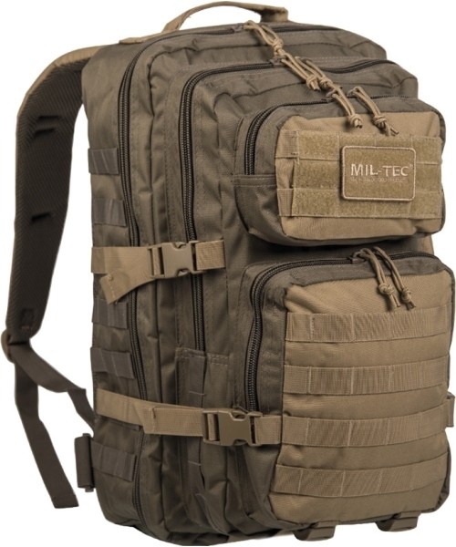 Outdoors Backpacks MIL-TEC: RANGER GREEN/COYOTE BACKPACK US ASSAULT LARGE