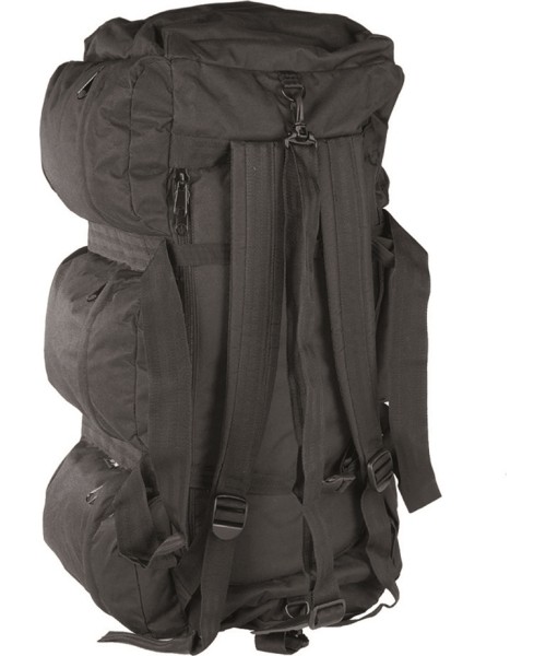 Outdoors Backpacks MIL-TEC: BLACK COMBAT DUFFLE BAG TAGP 98 LTR