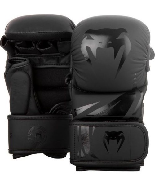 MMA kindad Venum: Sparingo pirštinės Venum Challenger 3.0 - Black/Black