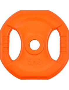 Rubber-Coated Ruberton Plates inSPORTline: Square Rubber-Coated Weight Plate inSPORTline Pump 5 kg