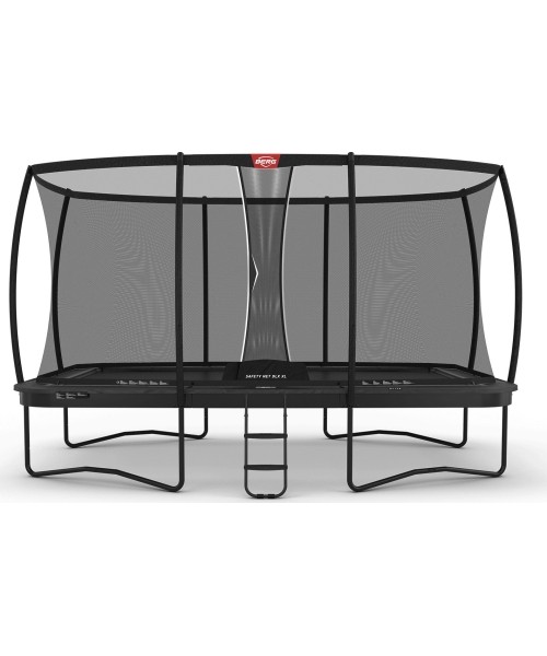 On-ground trampolines BERG: BERG Ultim Elite Regular 500 Grey + Safety Net DLX XL