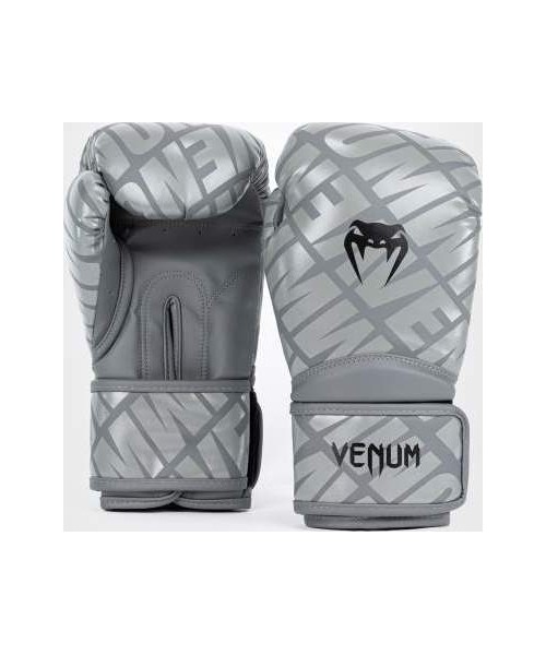 Boxing Gloves Venum: Venum Contender 1.5 XT bokso pirštinės - pilkos/juodos spalvos