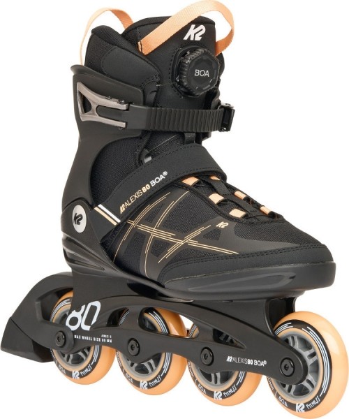 Fixed size rollers K2: Women’s Rollerblades K2 Alexis 80 BOA 2023