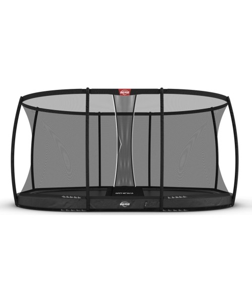 On-ground trampolines BERG: BERG Grand Elite InGround 520 Grey + Safety Net DLX XL