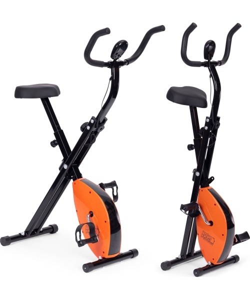 Exercise Bikes ModernHOME: Exercise bike stationary fitness bike mechanical counter computer smooth adjustment - orange Moder...