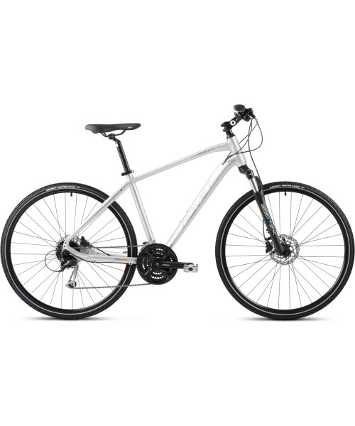 City Bikes Romet: Dviratis Romet Orkan 5 M 2024 silver-graphite-copper