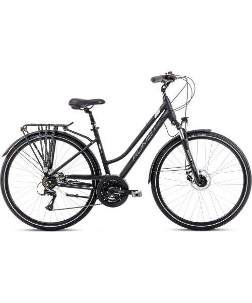 City Bikes Romet: Dviratis Romet Gazela 4 2024 black-grey