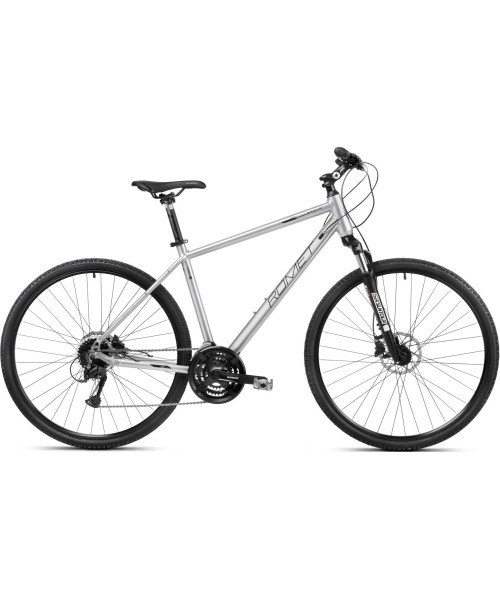 City Bikes Romet: Dviratis Romet Orkan 4 M Lite 28" 2023 silver-black