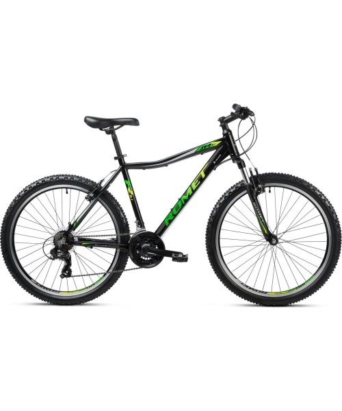 Linnarattad Romet: Dviratis Romet Rambler R6.1 JR 2024 black-green-grey