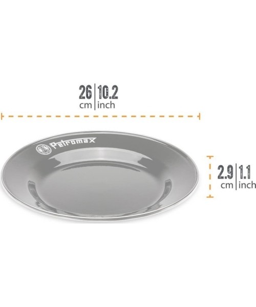 Söegrillid Petromax: Emaliuotos lėkštutės 2 vnt. 26 cm Petromax Juodos