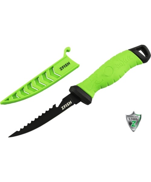 Hunting and Survival Knives ZFish: ZFISH Filė peilis Žvejybos plėšrūnų peilis 5"/125mm