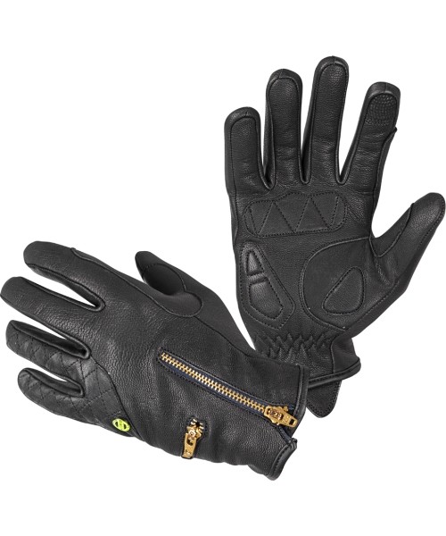 Women's Summer Motorcycle Gloves W-TEC: Moteriškos odinės motociklininko pirštinės W-Tec Perchta