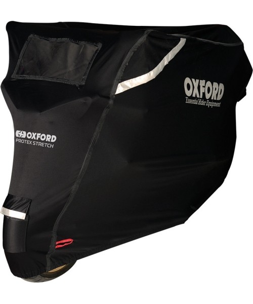 Motorcycle Covers Oxford: Outdoor Motorcycle Cover Oxford Protex Stretch w/ Climate Membrane S Black