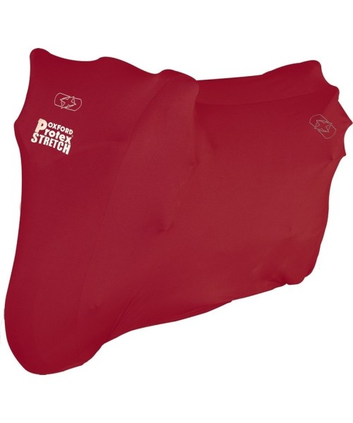 Motorcycle Covers Oxford: Indoor Motorcycle Cover Oxford Protex Stretch L Red