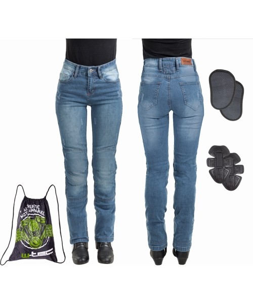 Naiste mootorratta teksad W-TEC: Women’s Moto Jeans W-TEC Panimali