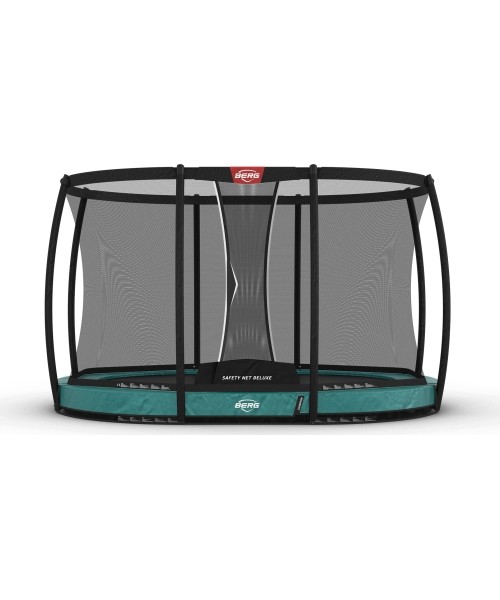 On-ground trampolines BERG: BERG Grand Champion InGround 350 Green + Safety Net Deluxe