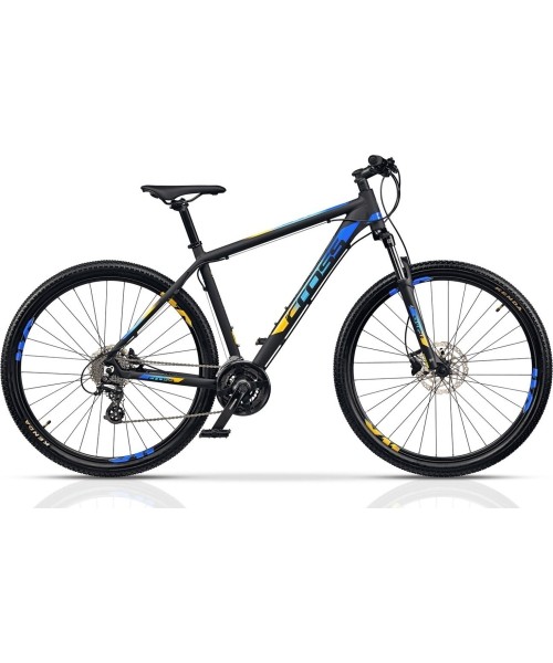 City Bikes : Dviratis Cross GRX 8 29" dydis 20" (51cm), juodas/mėlynas