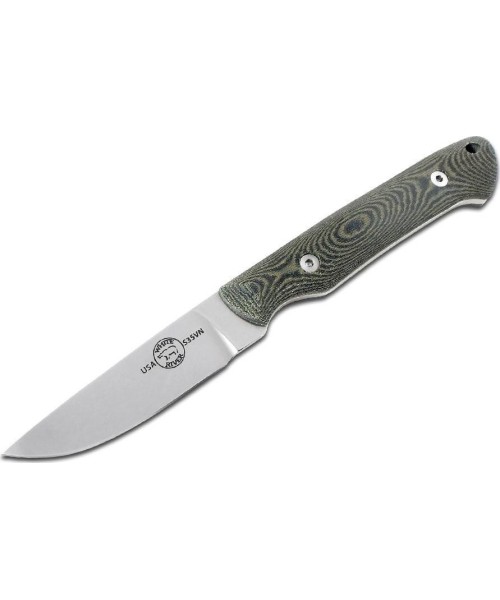 Jahi- ja ellujäämisnoad White River Knife and Tool, Inc.: Knife White River Small Game, Canvas Black Olive Micarta