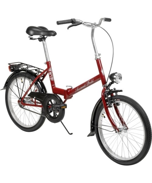 City Bikes : Dviratis AZIMUT Fold 20" 2023 burgund semi-matt