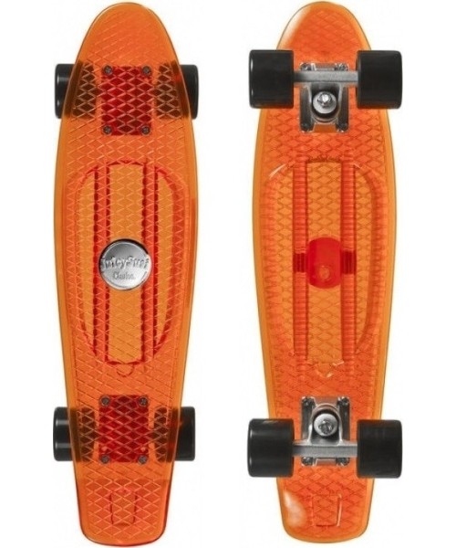 Rula Penny Powerslide: Pennyboard Choke Juicy Susi 22.5"x6 Clear Orange