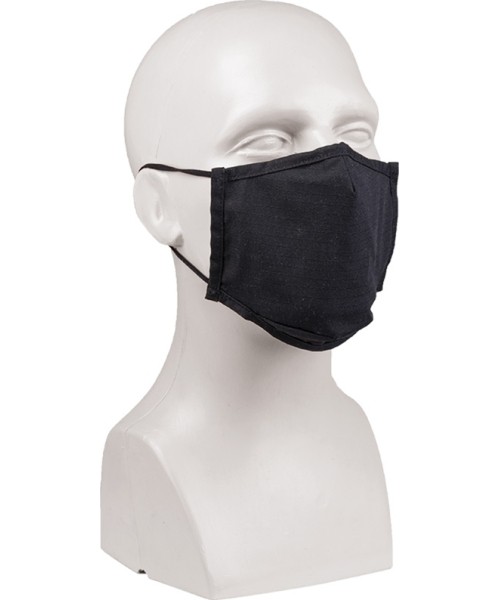 Camping Accessories MIL-TEC: BLACK MOUTH/NOSE COVER R/S SQUARE-SHAPE