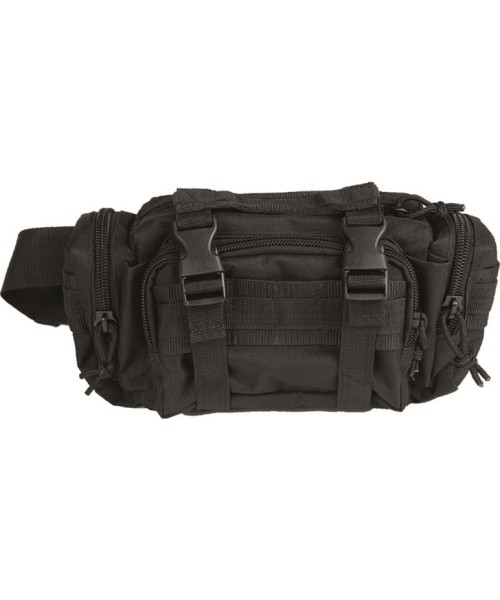 Vaba aja seljakotid ja kotid MIL-TEC: BLACK FANNY PACK ′MODULAR SYSTEM′ SMALL