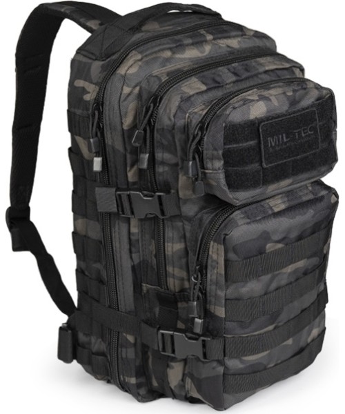 Seljakotid matkale MIL-TEC: DARK CAMO BACKPACK ASSAULT SMALL