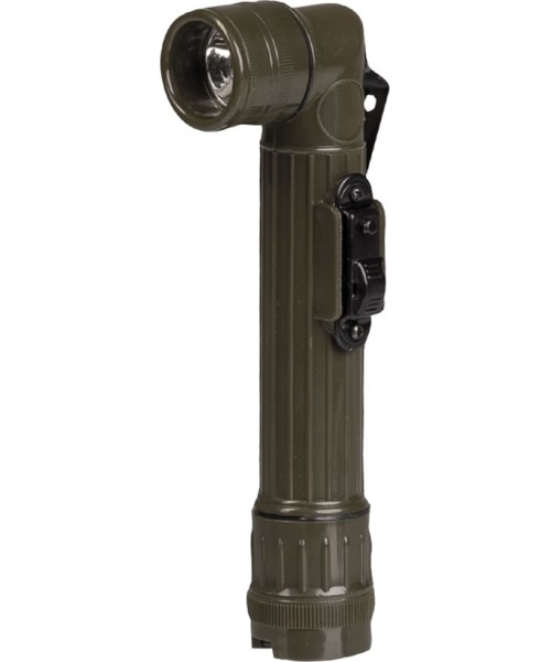 Flashlights MIL-TEC: US OD SMALL 2AA ANGLEHEAD FLASHLIGHT