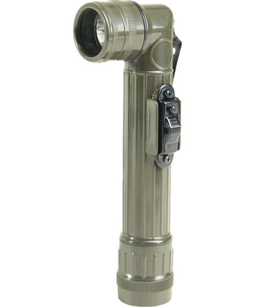 Flashlights MIL-TEC: US OD LED ANGLEHEAD FLASHLIGHT MEDIUM