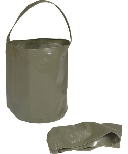 Fishing Bait & Chum Containers MIL-TEC: FOLDABLE OD WATER BUCKET