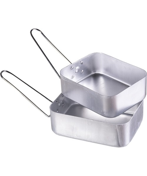 Dishes MIL-TEC: BRITSH 2-PC. ALUMINUM ANODIZED MESS KIT