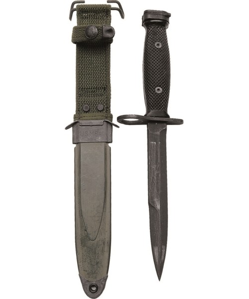 Hunting and Survival Knives MIL-TEC: US M7 BAYONET WITH SCABBARD M8A1 REPRO