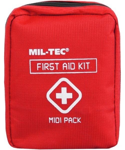 Camping Accessories MIL-TEC: RAUDONA PIRMOSIOS PAGALBOS MIDI PAKUOTĖ