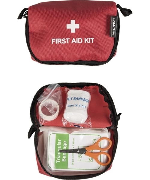 Telkimistarvikud MIL-TEC: RED FIRST AID KIT SMALL